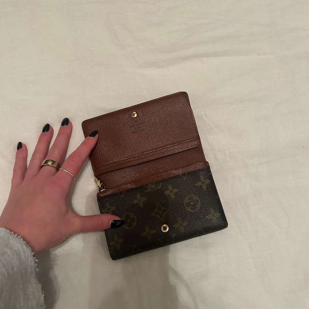 Louis Vuitton Brown and Black Wallet
